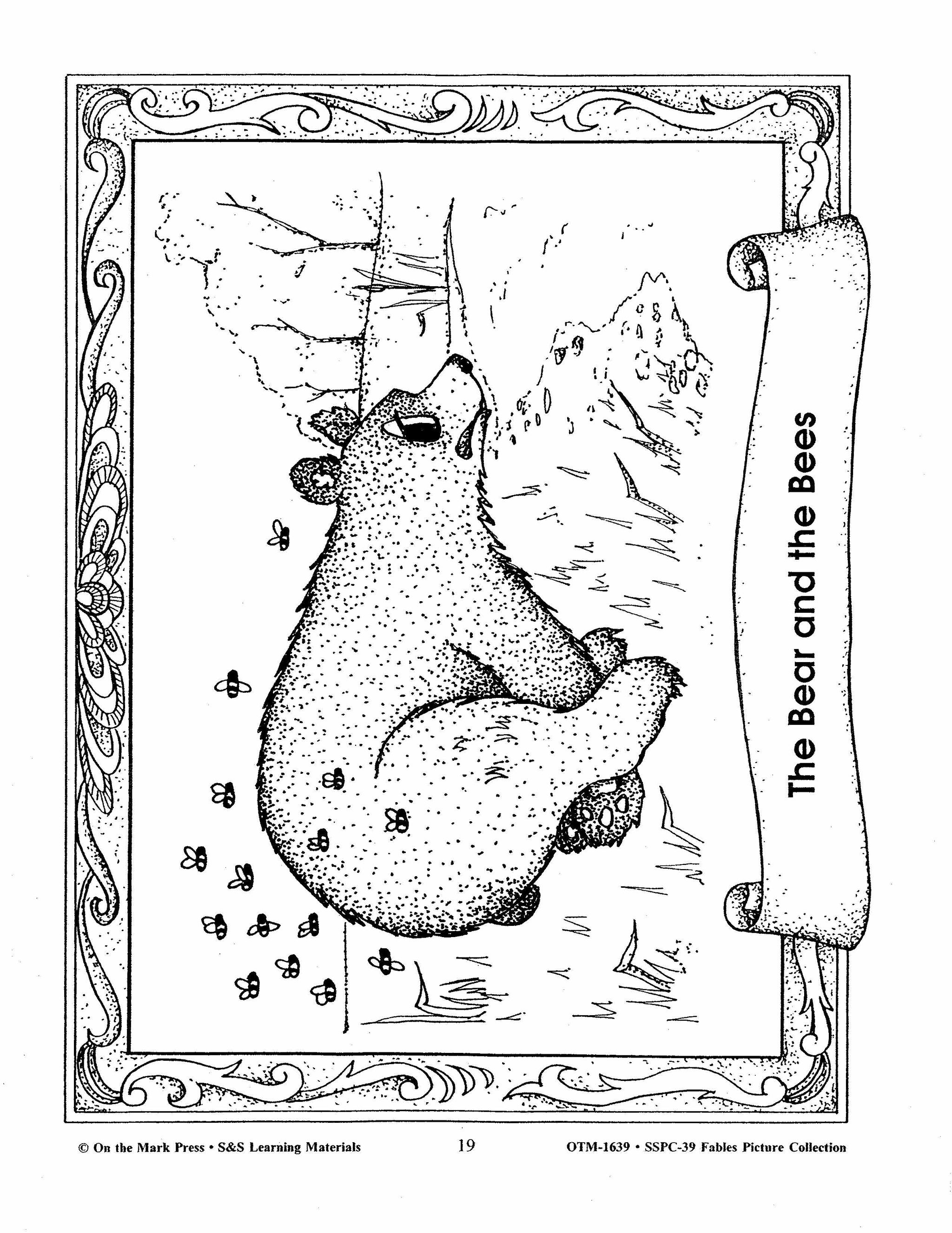 Fables Black & White Picture Collection Grades K-6