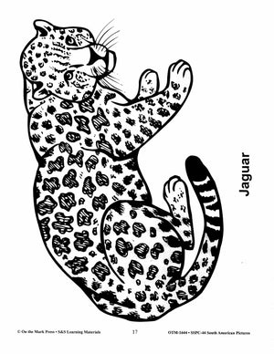 South America Black & White Picture Collection Grades 2-8