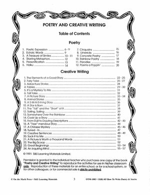 How to Write Poetry & Stories Grades 4-6