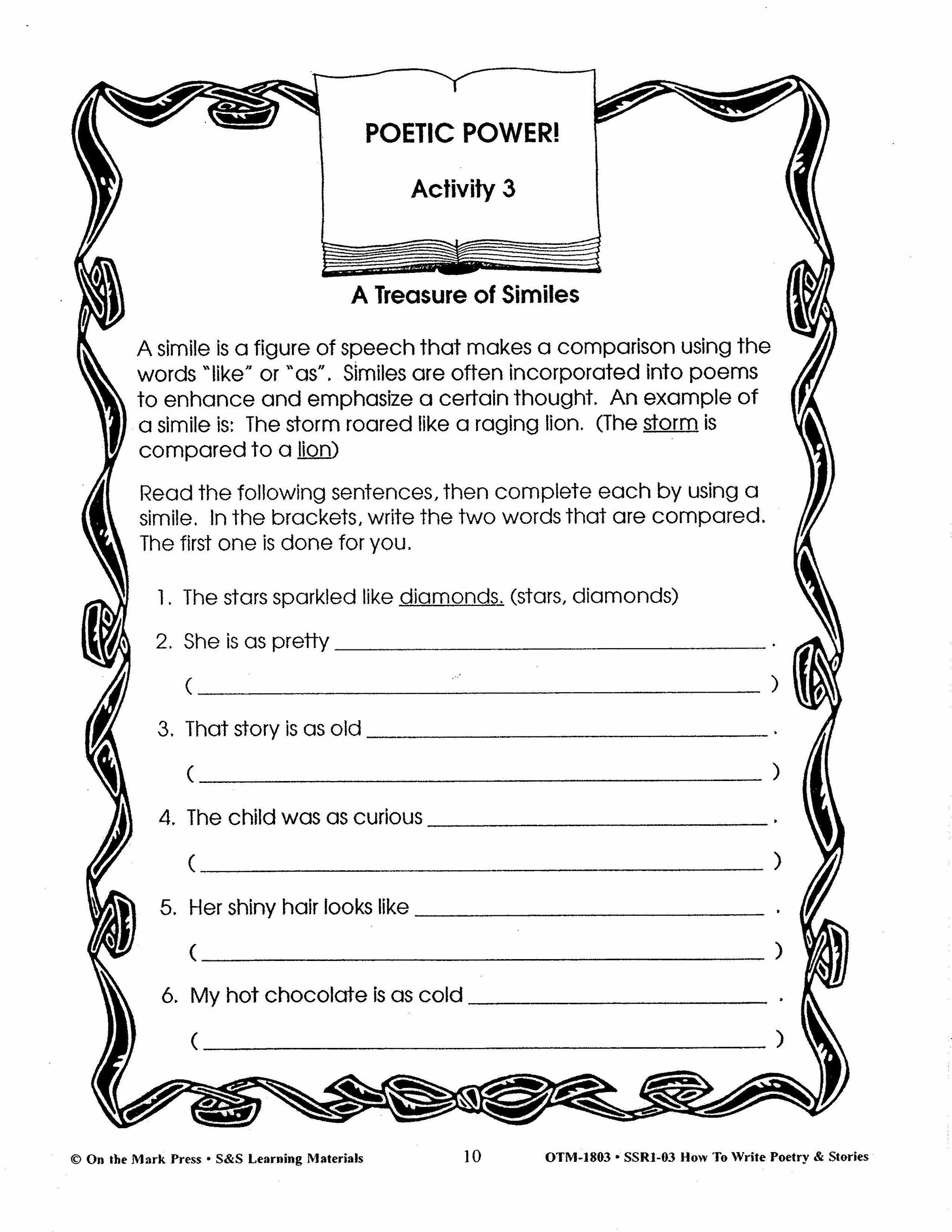 How to Write Poetry & Stories Grades 4-6