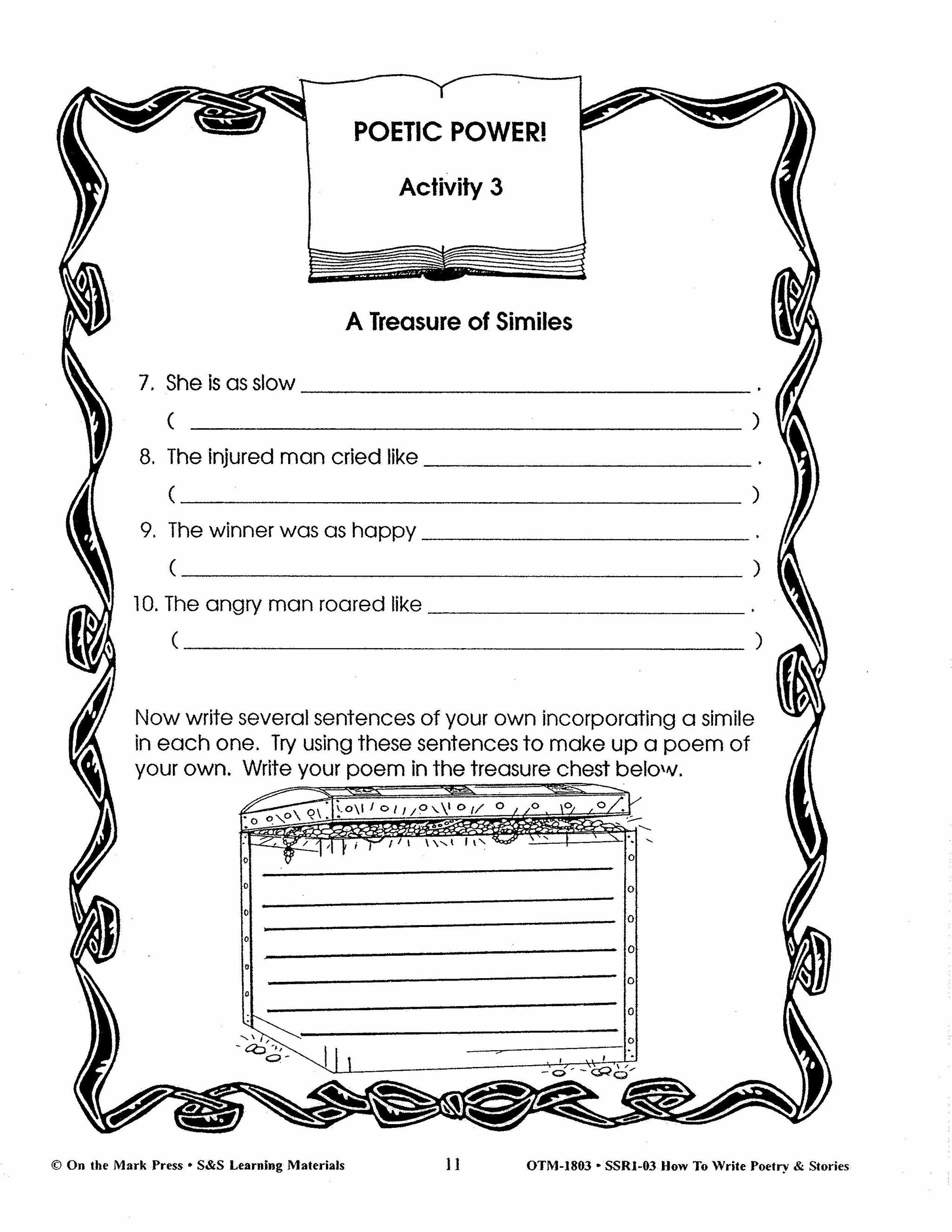 How to Write Poetry & Stories Grades 4-6