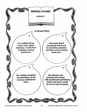 How to Write Poetry & Stories Grades 4-6