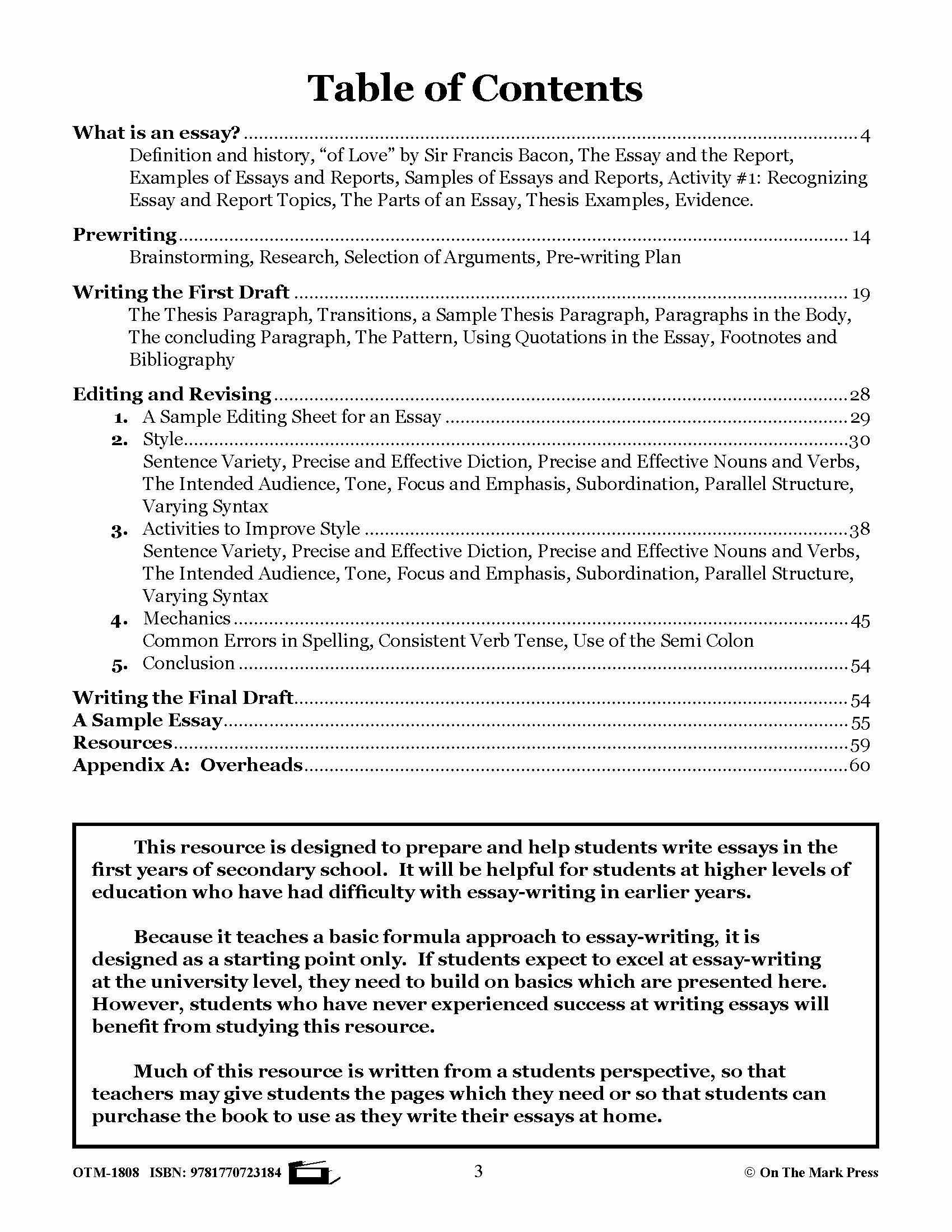 How to Write an Essay Grades 7-12