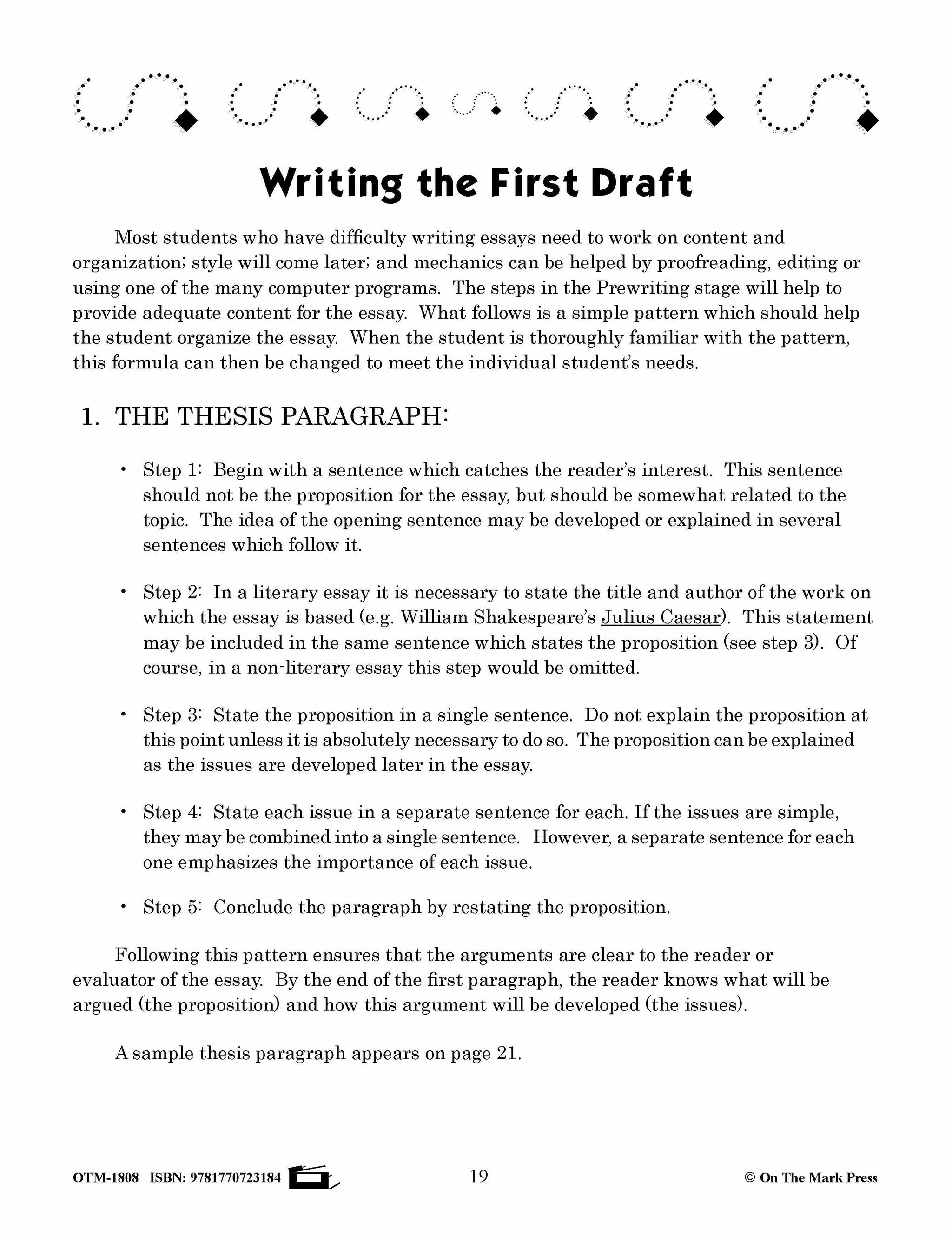 How to Write an Essay Grades 7-12