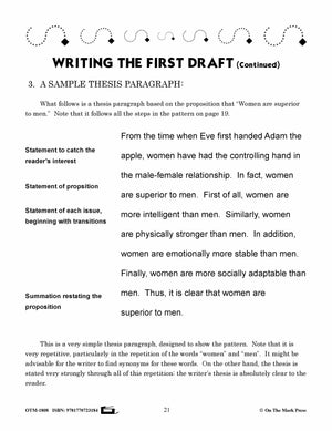 How to Write an Essay Grades 7-12