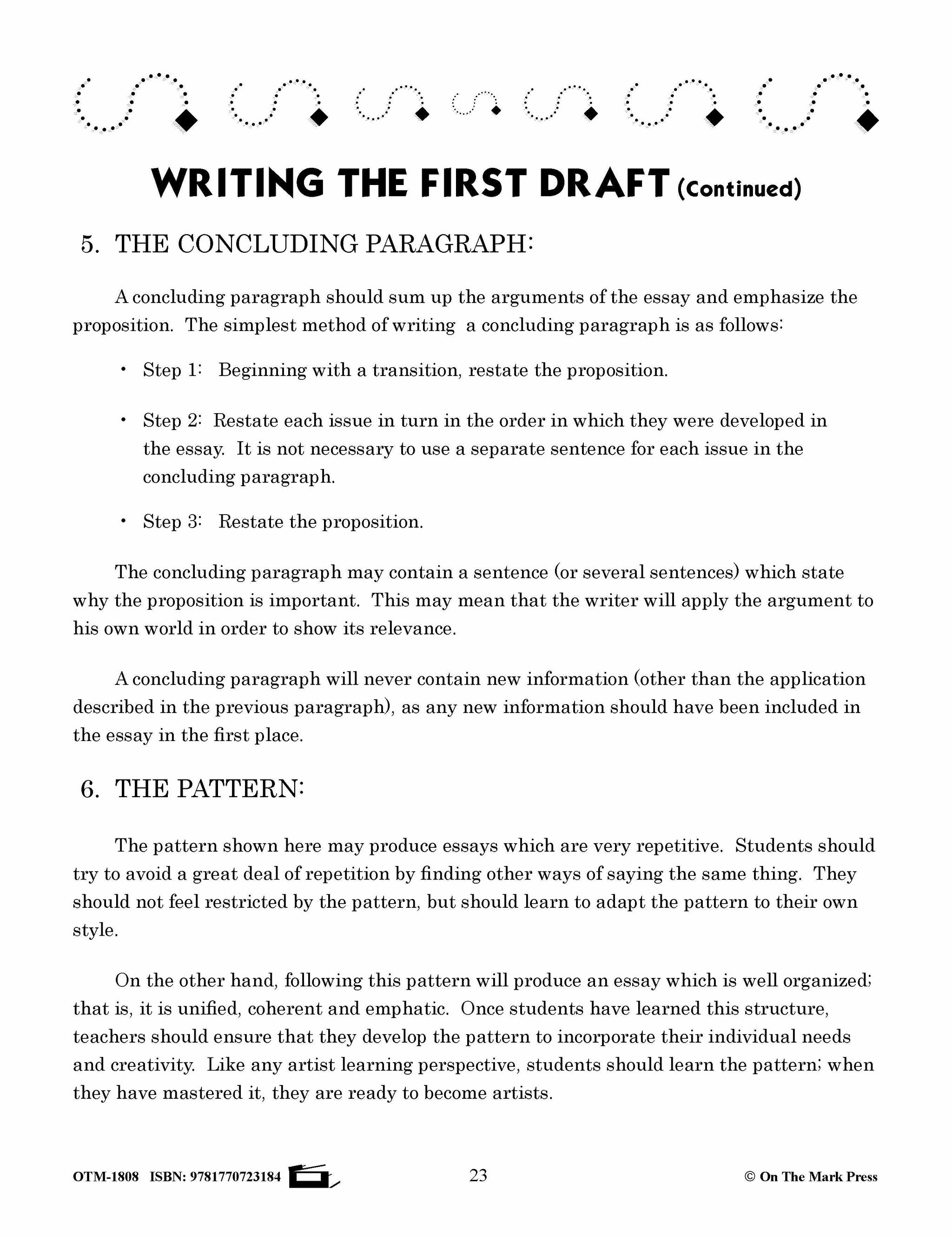 How to Write an Essay Grades 7-12