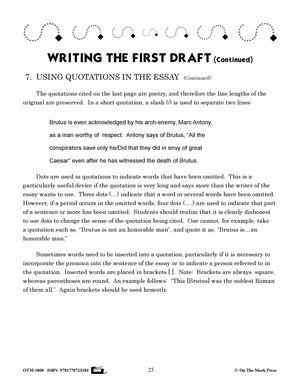 How to Write an Essay Grades 7-12