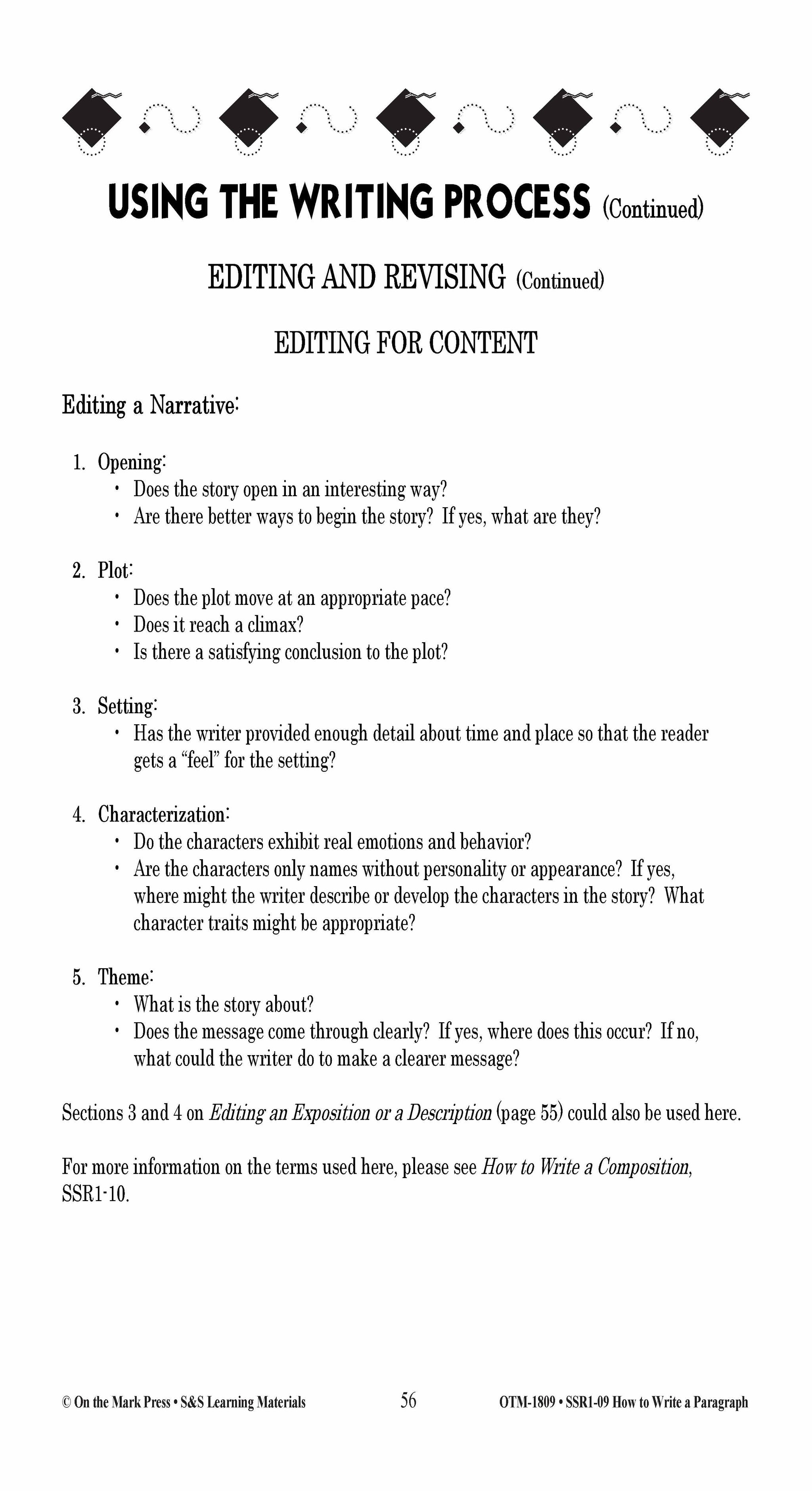 How to Write a Paragraph Grades 5-10