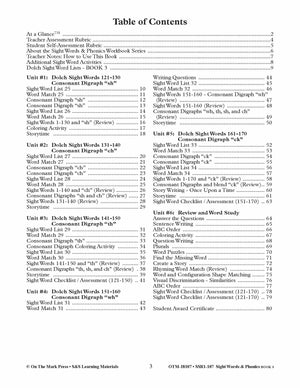 Sight Words & Phonics Book 3 Grades Junior Kindergarten to Grade 1