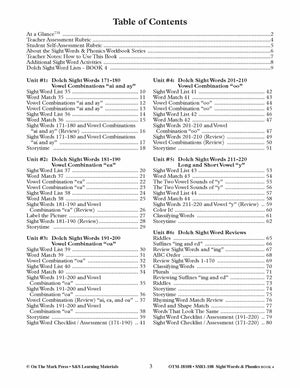 Sight Words & Phonics Book 4 Grades Junior Kindergarten to Grade 1