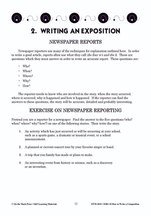 How to Write a Composition Grades 6-10