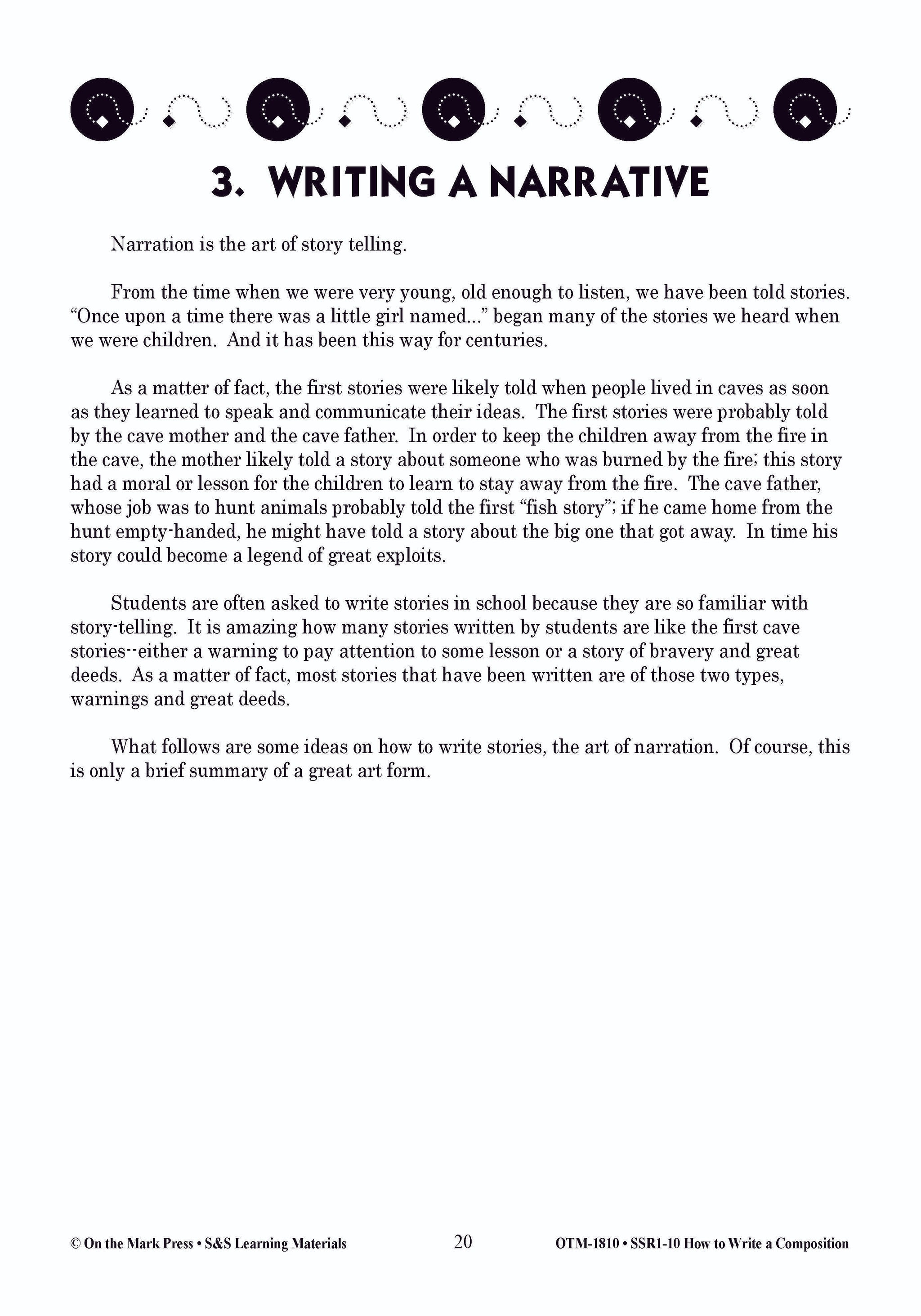 How to Write a Composition Grades 6-10