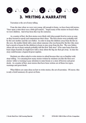 How to Write a Composition Grades 6-10