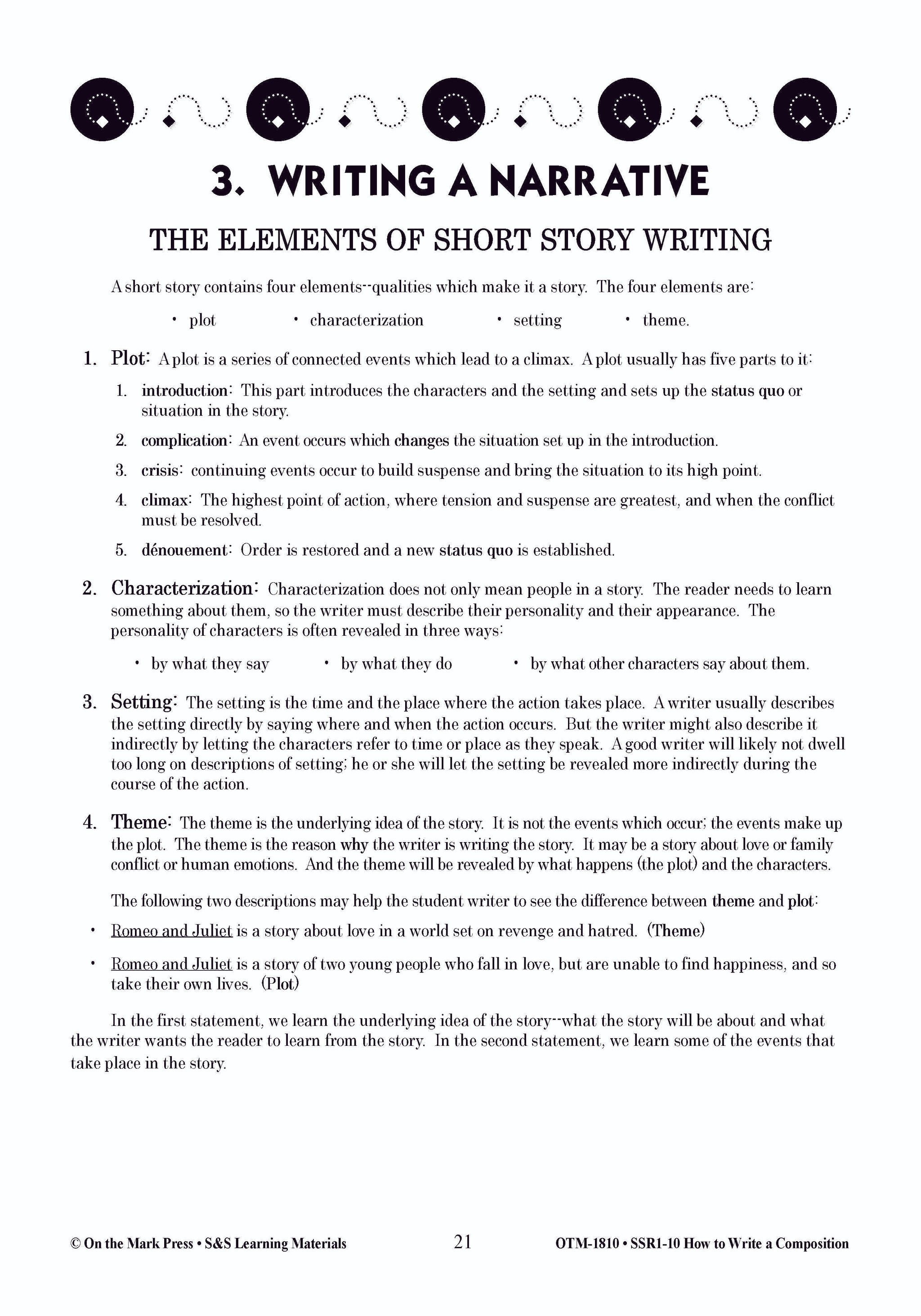 How to Write a Composition Grades 6-10