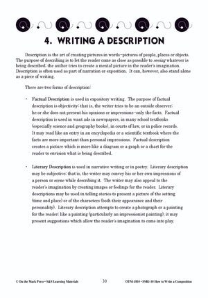 How to Write a Composition Grades 6-10