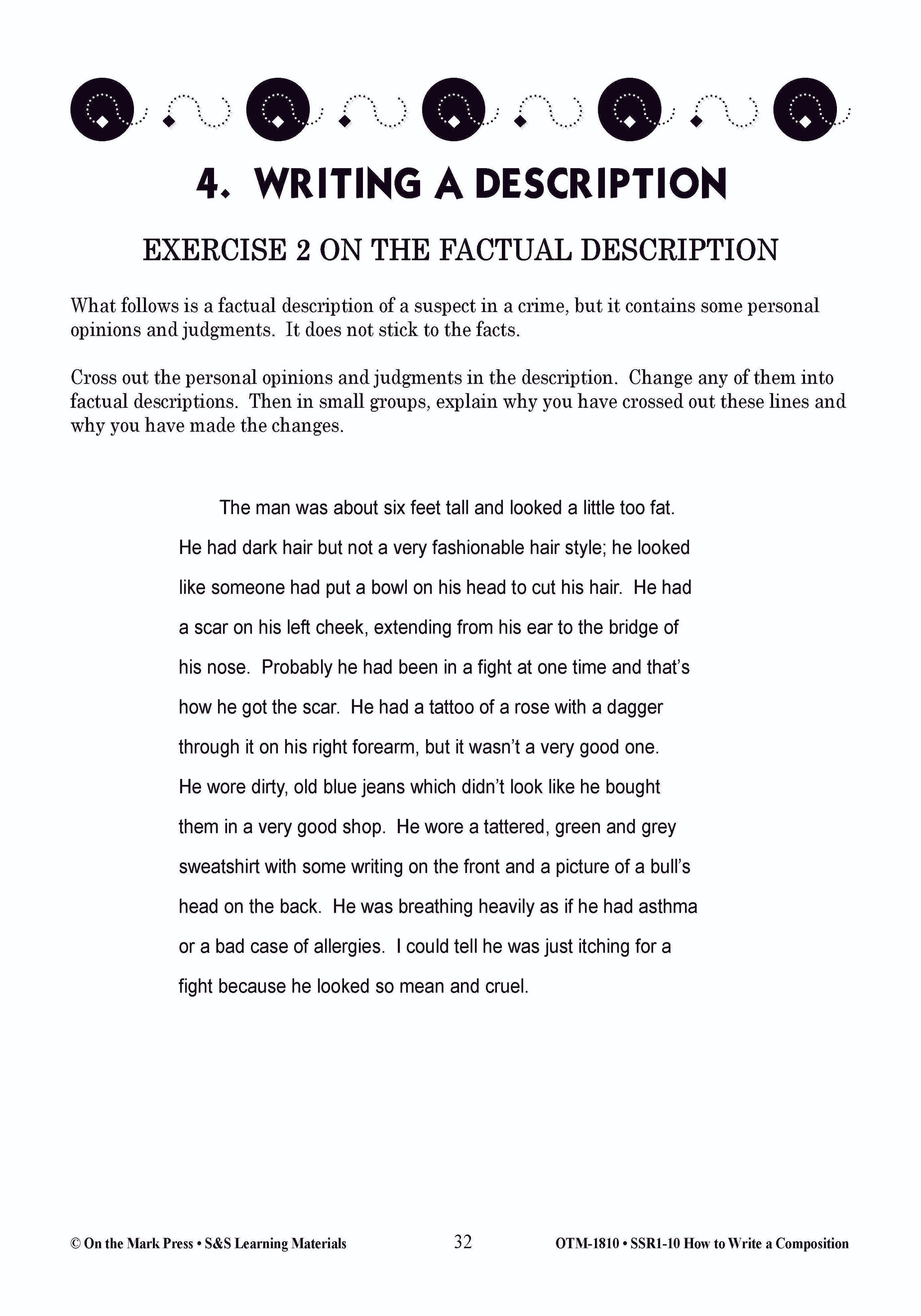 How to Write a Composition Grades 6-10