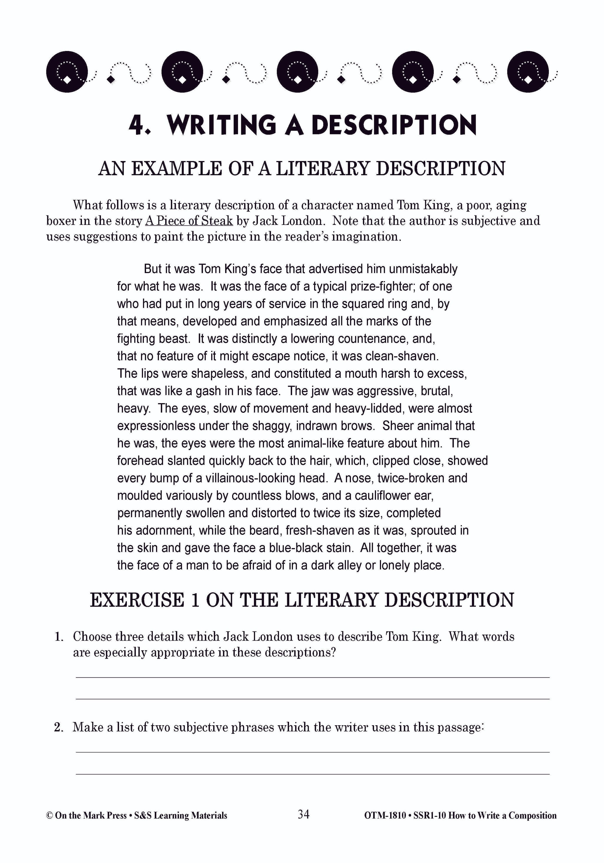 How to Write a Composition Grades 6-10