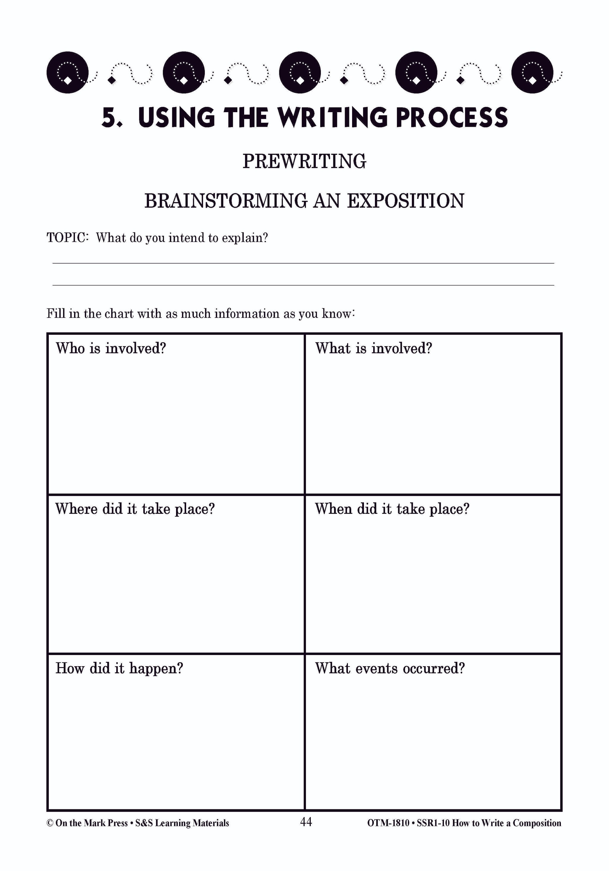 How to Write a Composition Grades 6-10