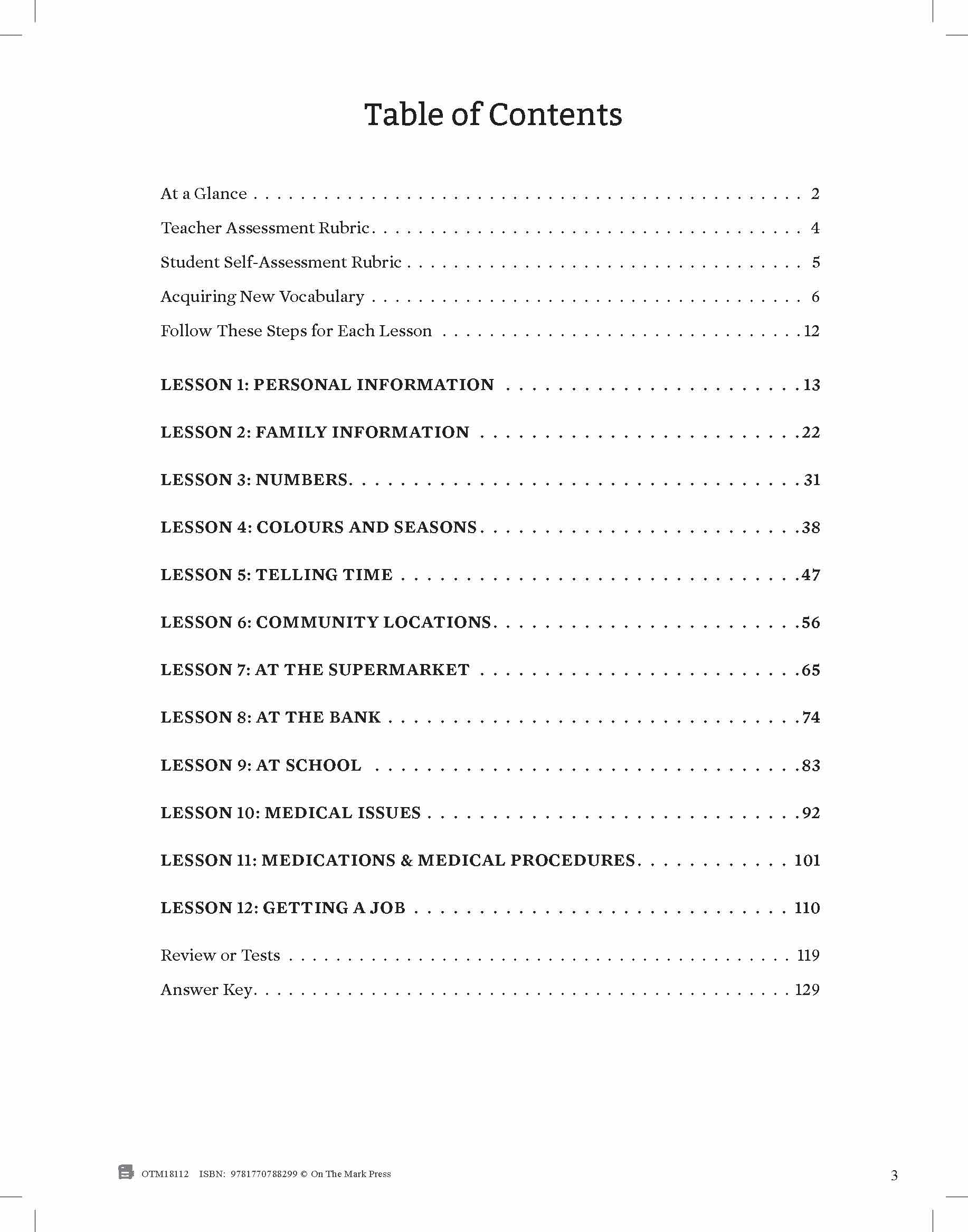 ESL - Vocabulary Development for Beginner Students