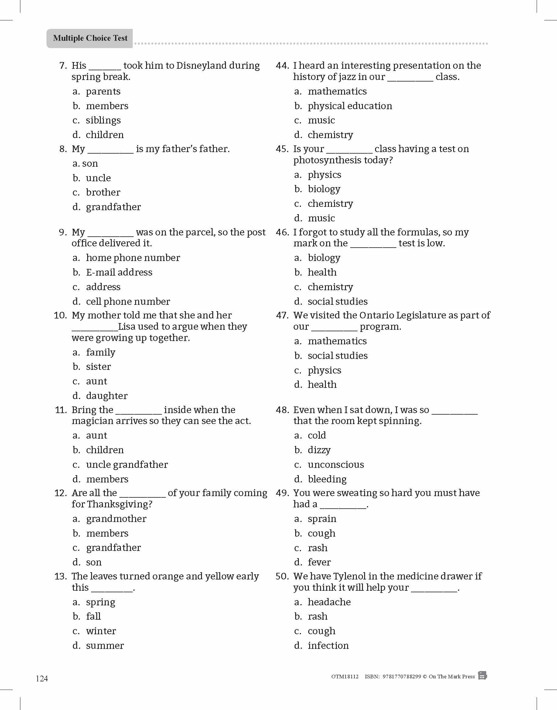 ESL - Vocabulary Development for Beginner Students