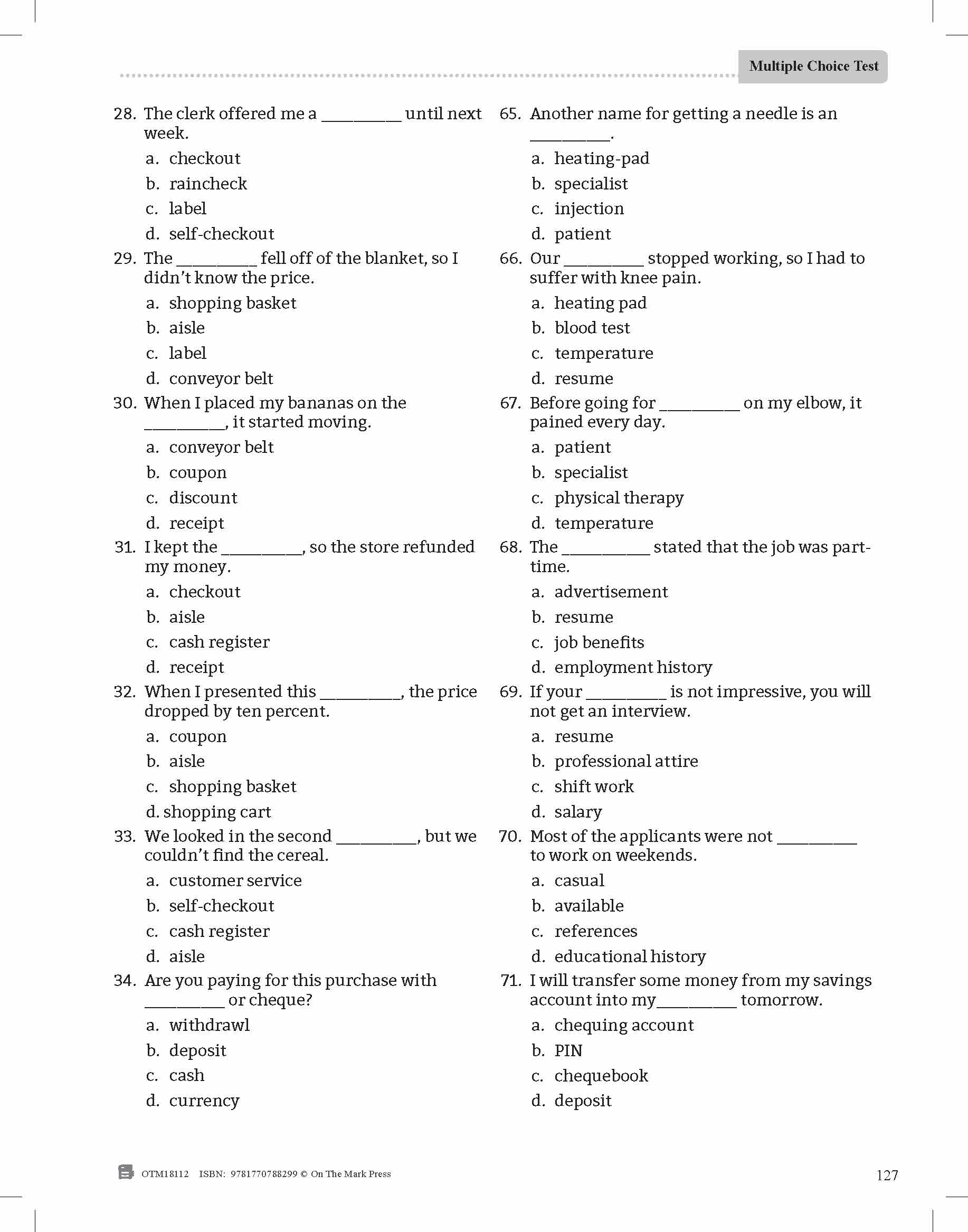 ESL - Vocabulary Development for Beginner Students