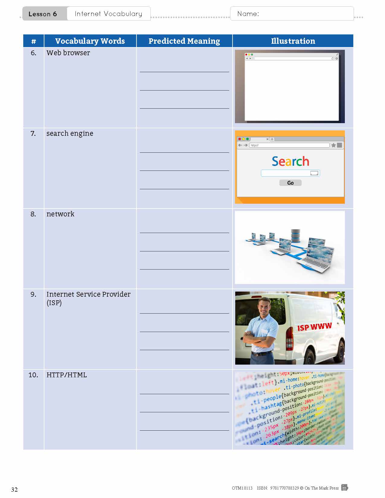 ESL - Vocabulary Development for Intermediate Students