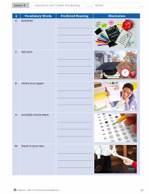 ESL - Vocabulary Development for Intermediate Students