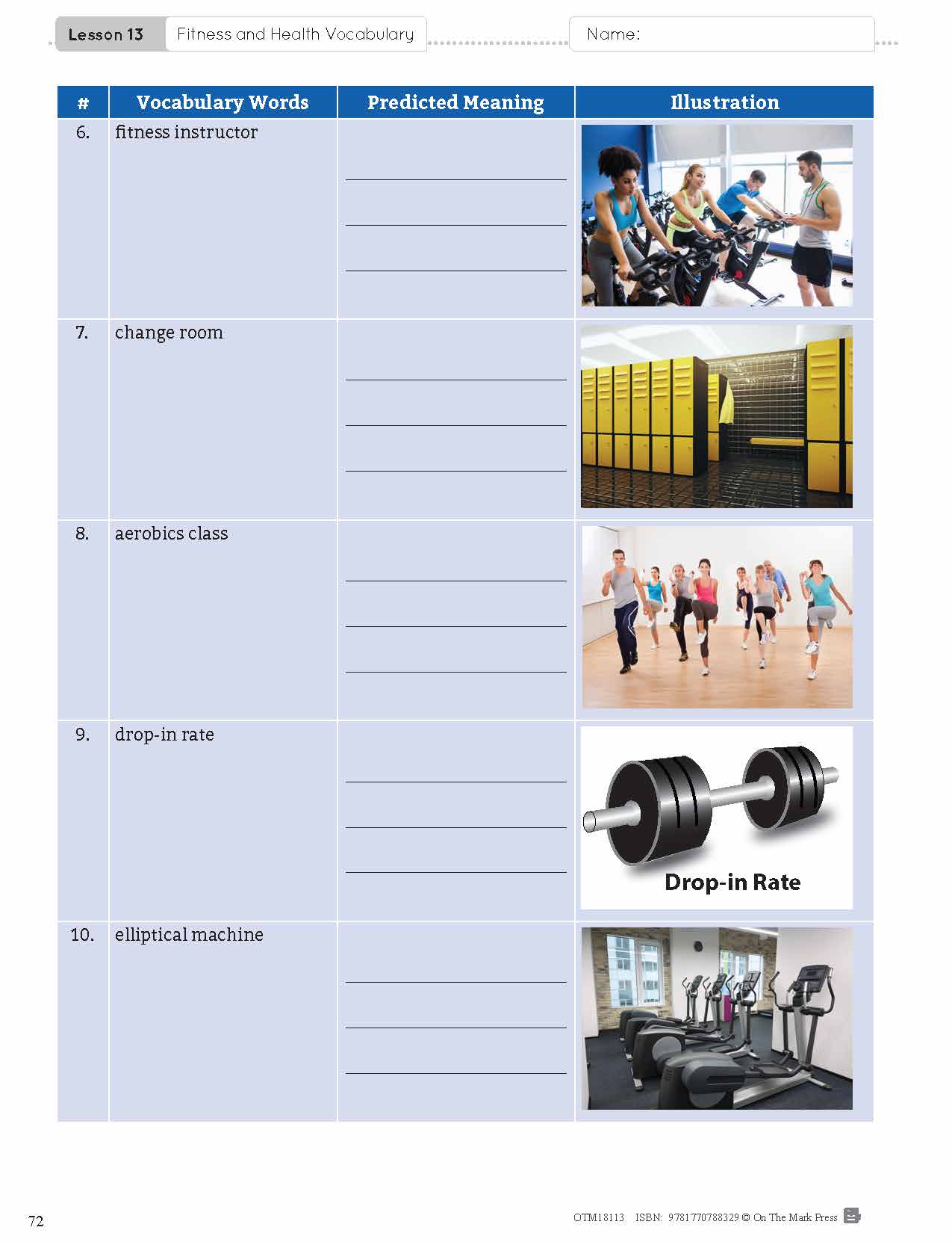 ESL - Vocabulary Development for Intermediate Students