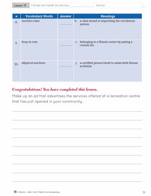 ESL - Vocabulary Development for Intermediate Students