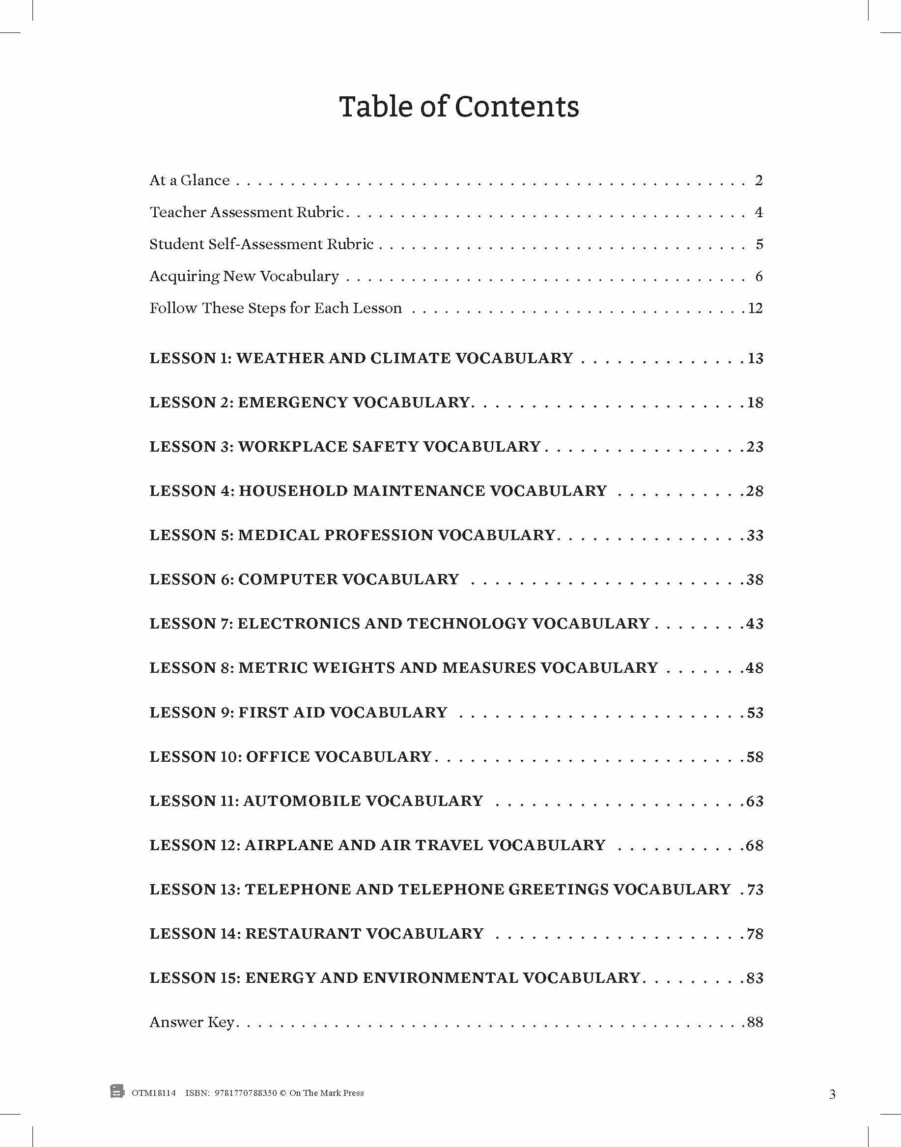 ESL - Vocabulary Development for Advanced Students