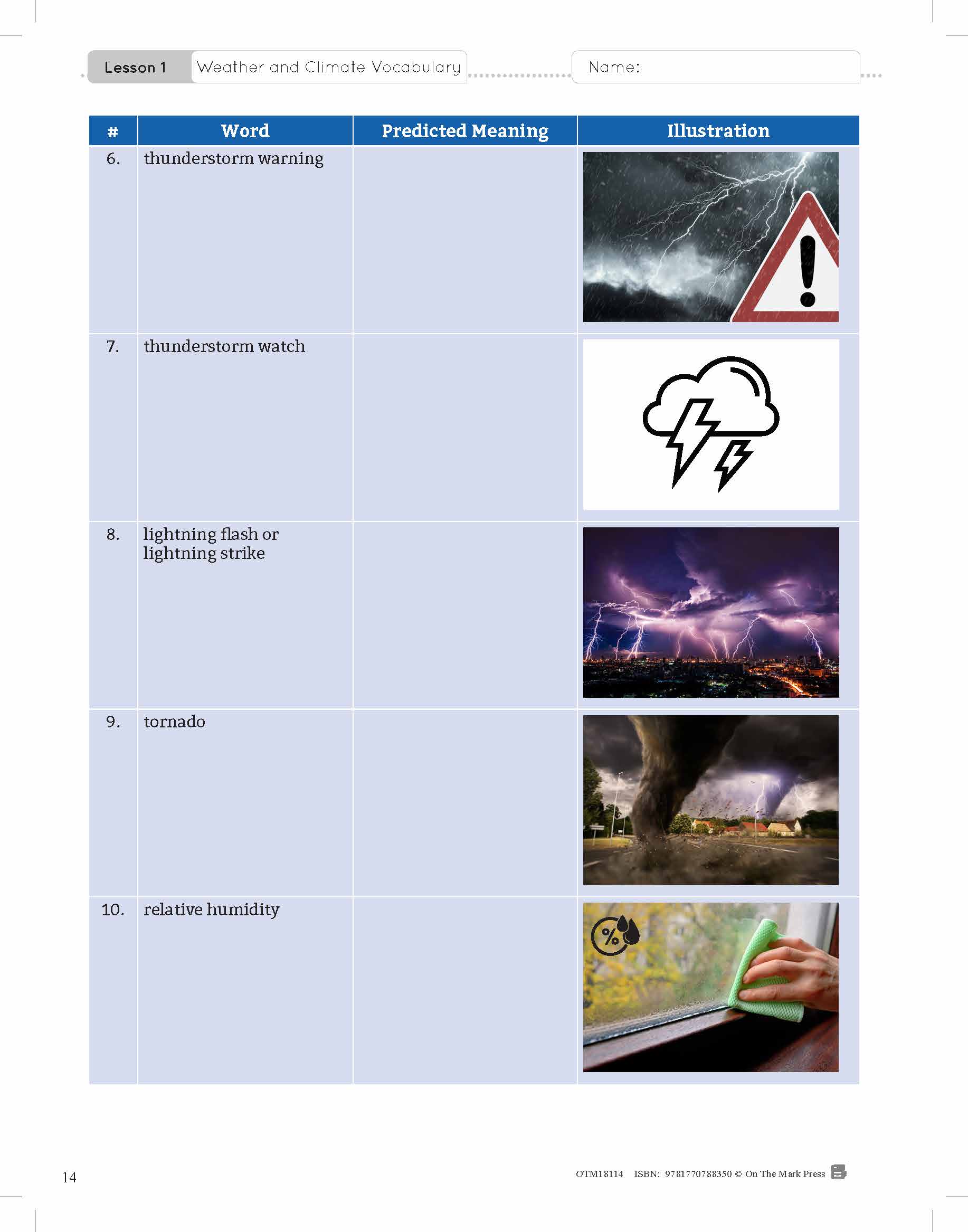 ESL - Vocabulary Development for Advanced Students