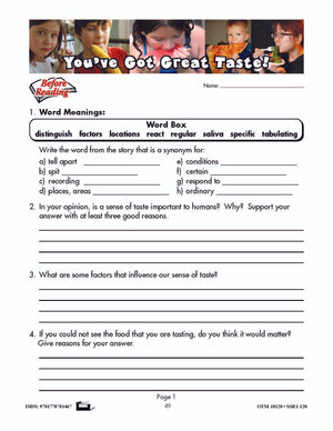 It's a Fact! Develop Non-Fiction Reading Skills Grades 4-6