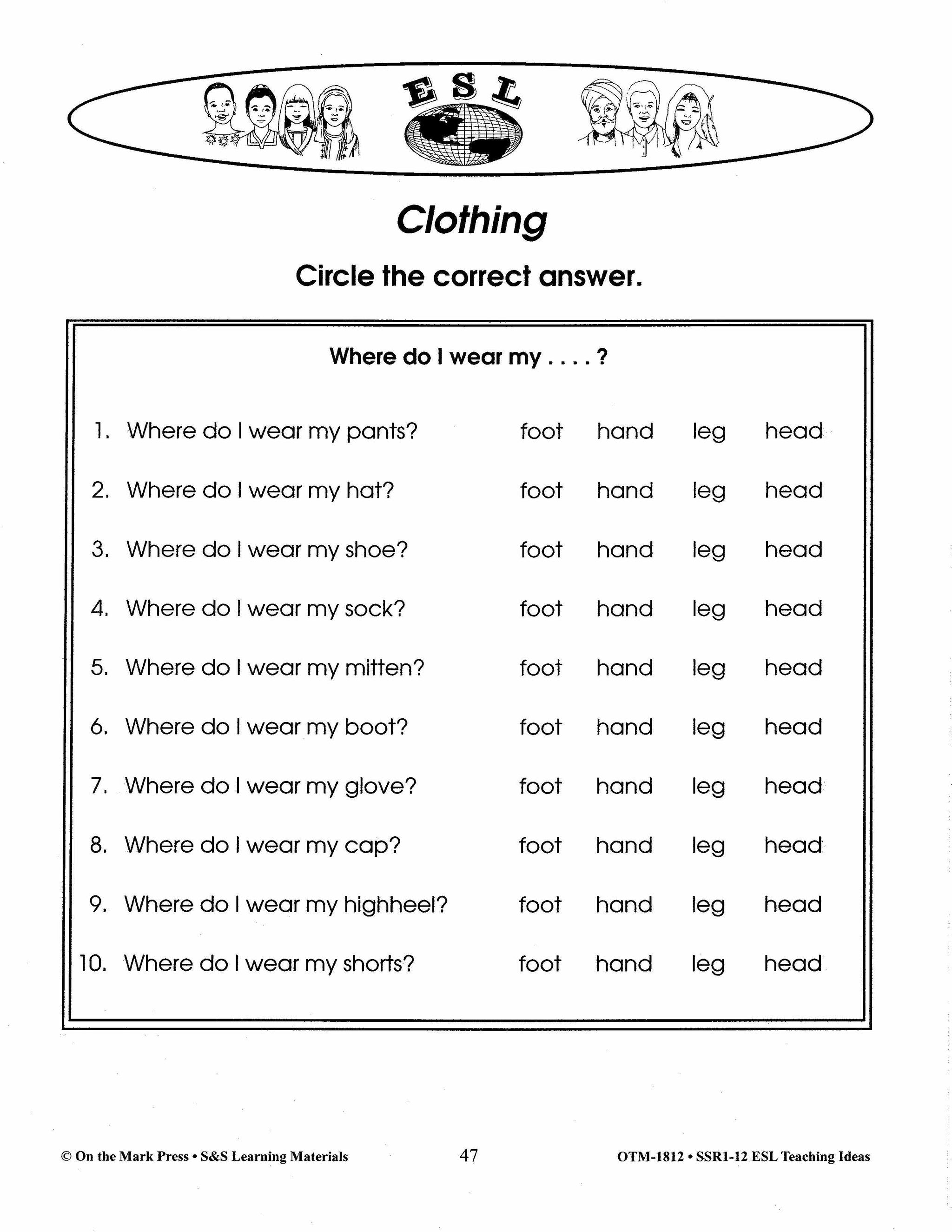 ESL Teaching Ideas Grades Kindergarten to Grade 8