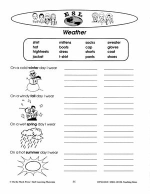 ESL Teaching Ideas Grades Kindergarten to Grade 8