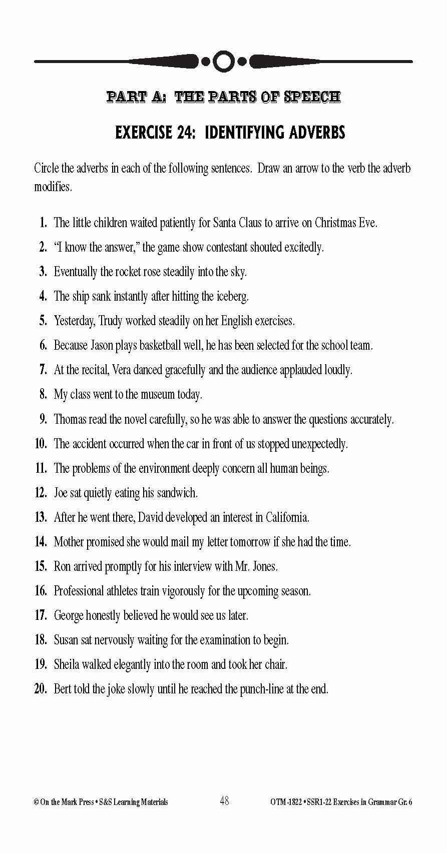 Exercises in Grammar Grade 6