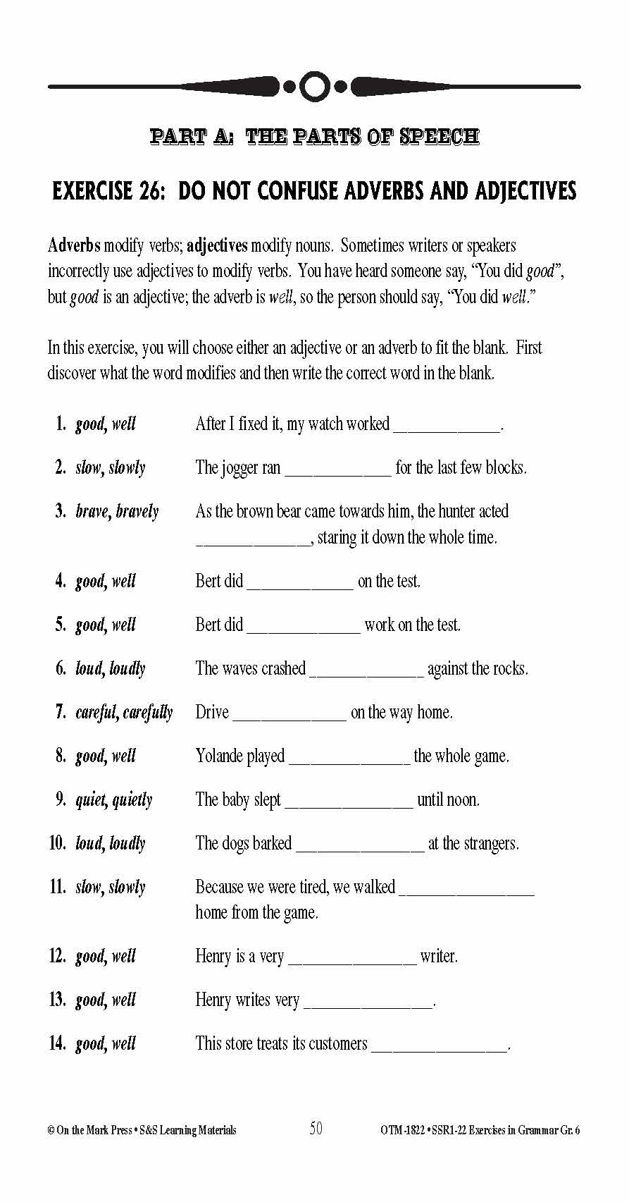 Exercises in Grammar Grade 6