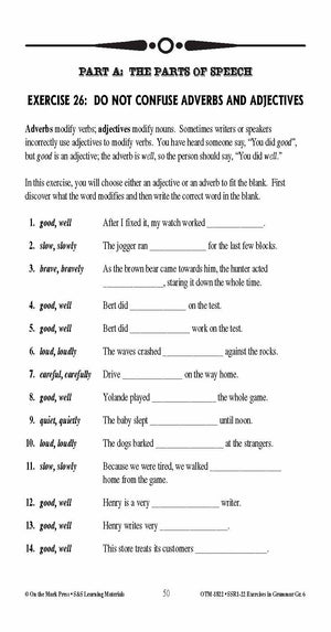 Exercises in Grammar Grade 6