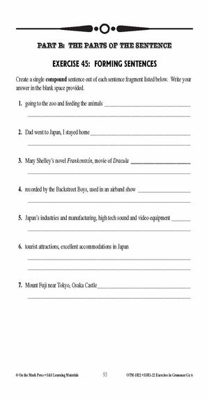 Exercises in Grammar Grade 6