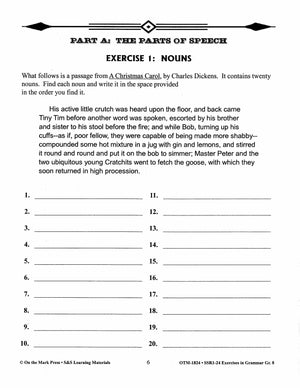 Exercises in Grammar Grade 8