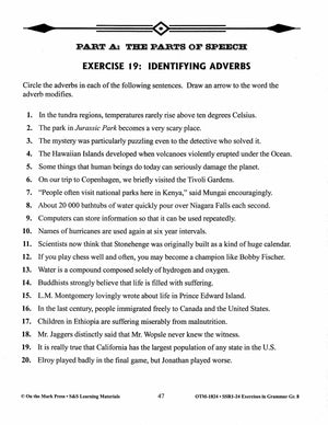 Exercises in Grammar Grade 8