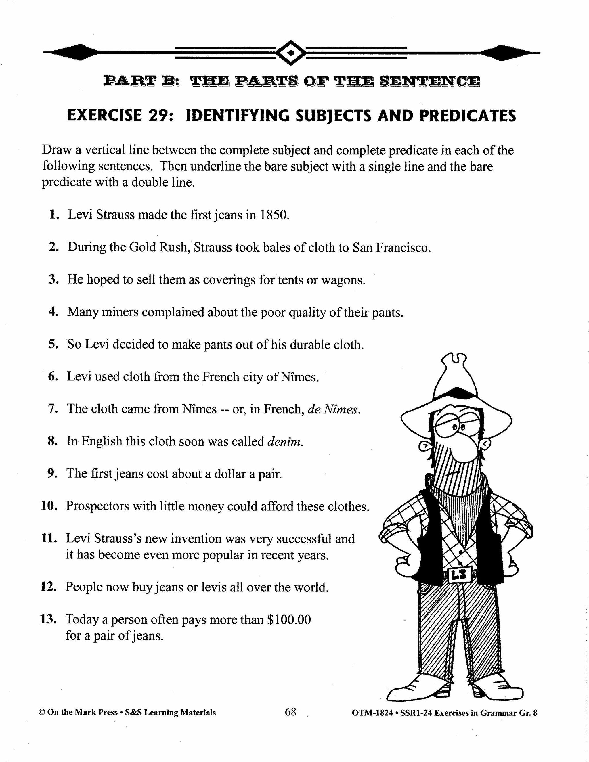 Exercises in Grammar Grade 8
