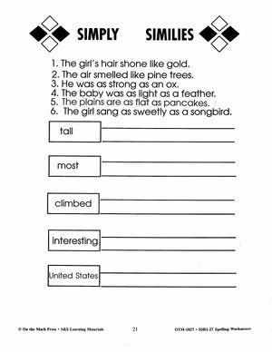 Spelling Worksavers #1 Grades 3-5
