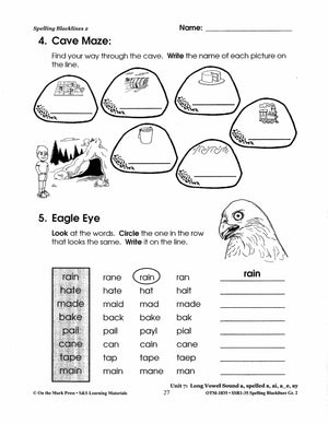 Spelling Grade 2 Worksheets - 36 Weeks - A FULL YEAR!