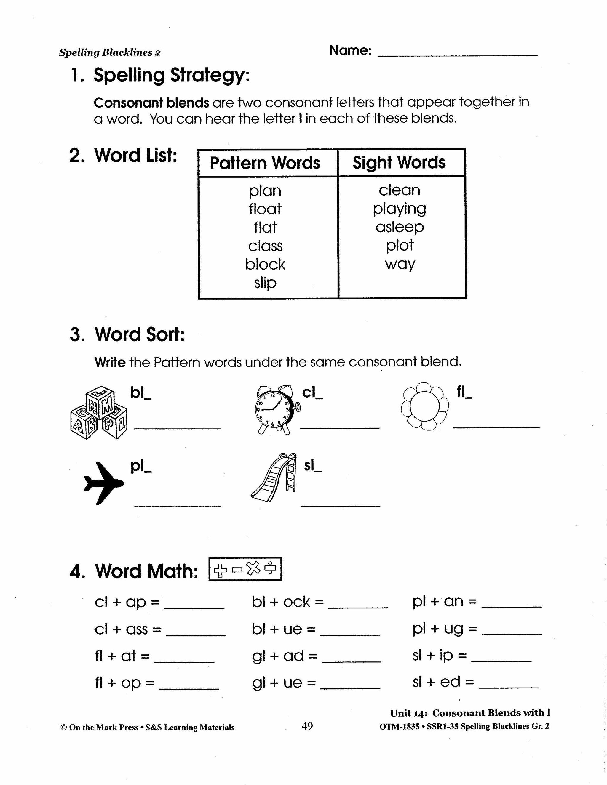 Spelling Grade 2 Worksheets - 36 Weeks - A FULL YEAR!