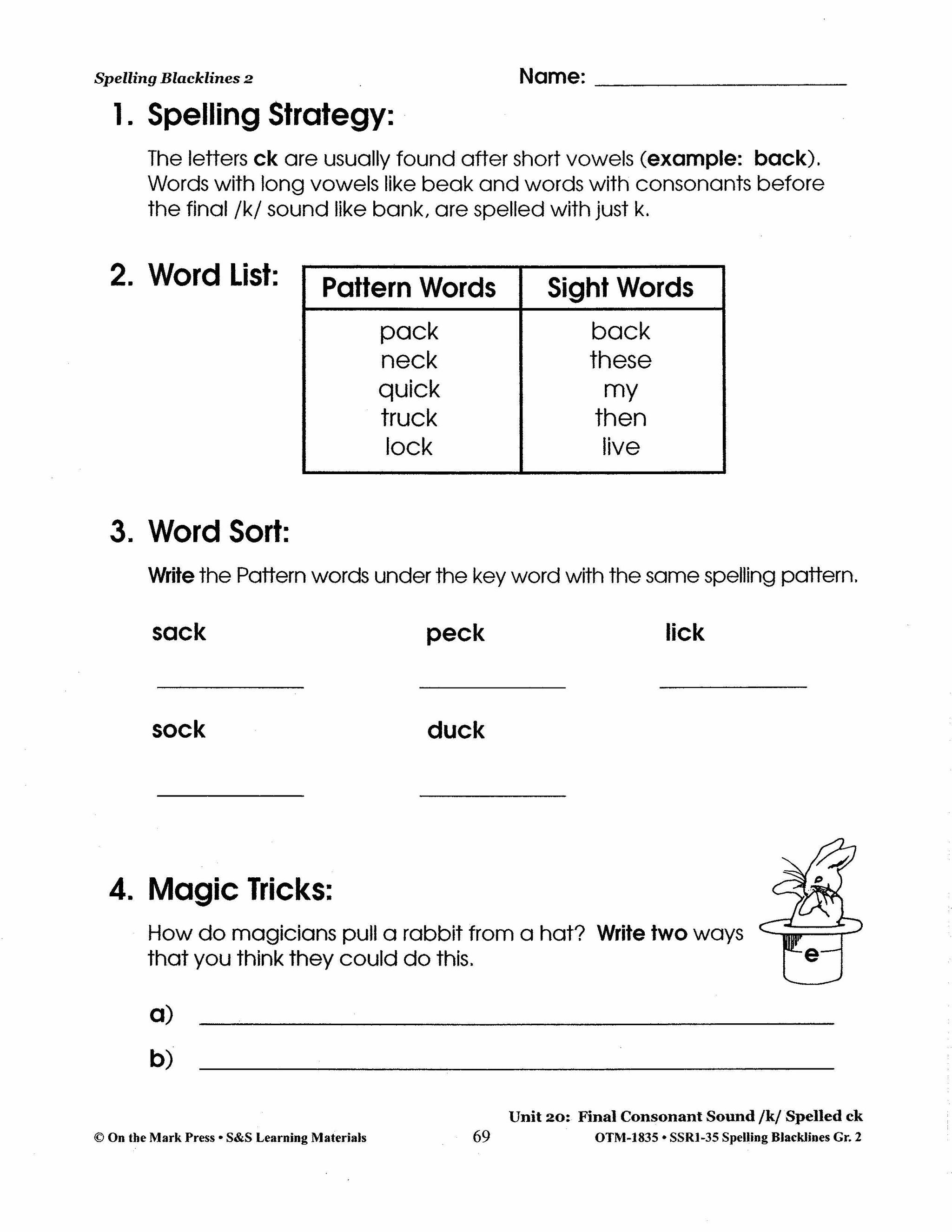 Spelling Grade 2 Worksheets - 36 Weeks - A FULL YEAR!