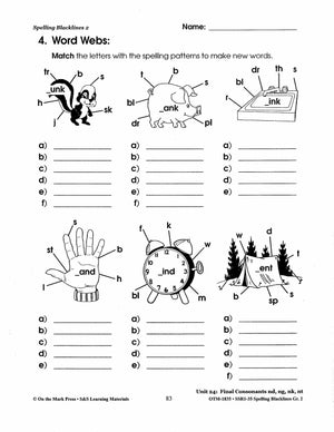 Spelling Grade 2 Worksheets - 36 Weeks - A FULL YEAR!