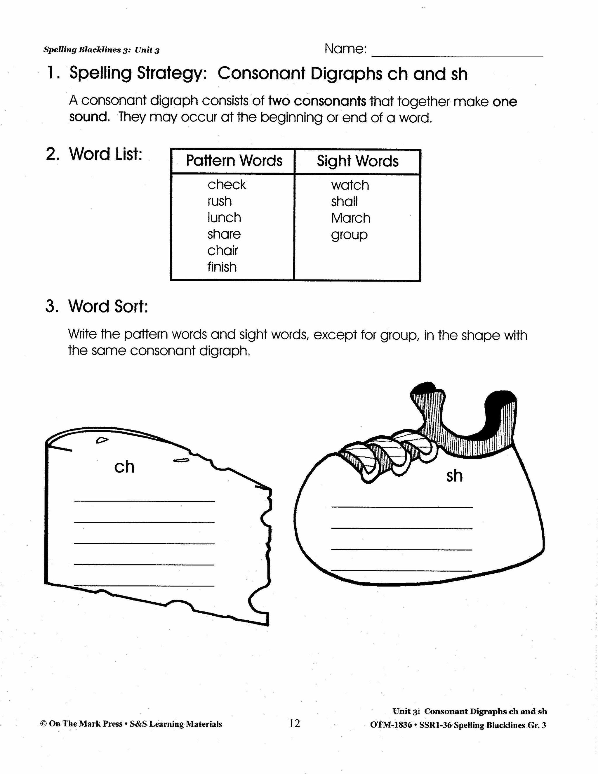 Spelling Grade 3 Worksheets - 36 Weeks - A FULL YEAR!