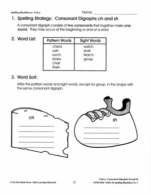 Spelling Grade 3 Worksheets - 36 Weeks - A FULL YEAR!