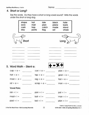 Spelling Grade 3 Worksheets - 36 Weeks - A FULL YEAR!