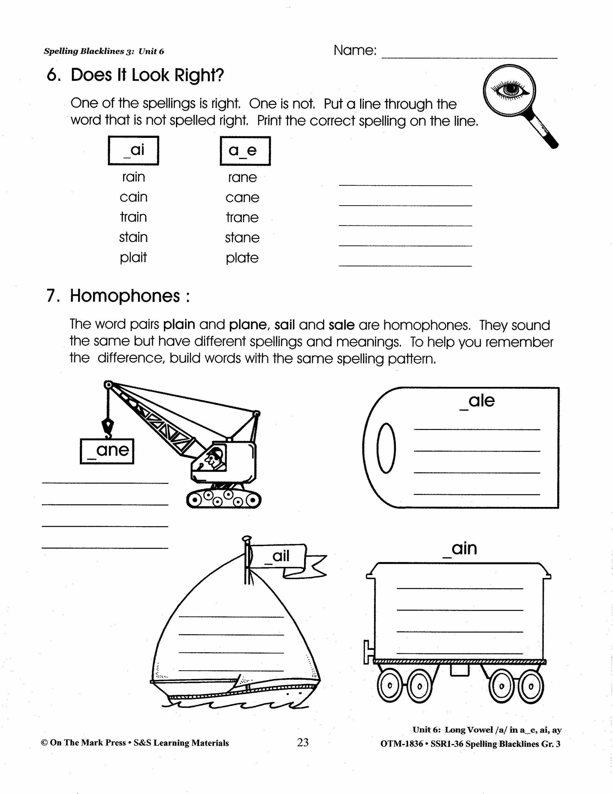 Spelling Grade 3 Worksheets - 36 Weeks - A FULL YEAR!
